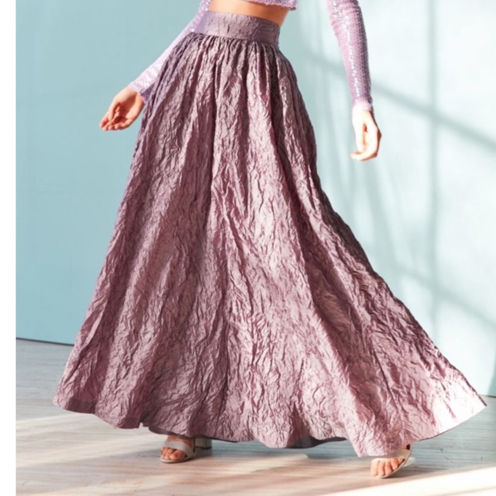 Kimchi Blue Enchantress Purple Maxi Skirt